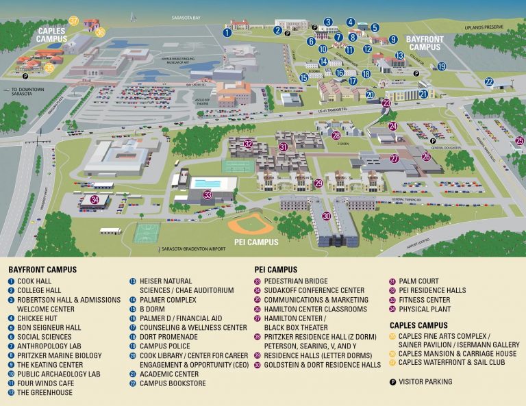 Campus Map - New College Of Florida