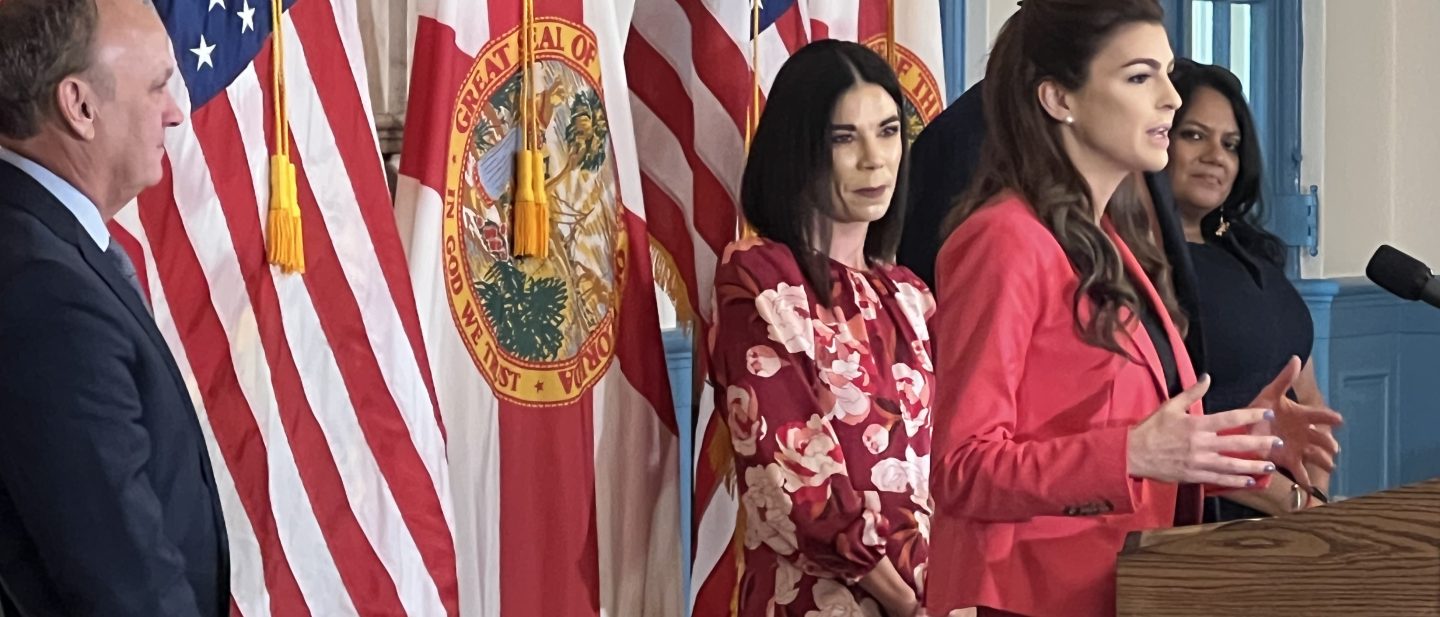 Florida First Lady Casey DeSantis speaks at New College of Florida